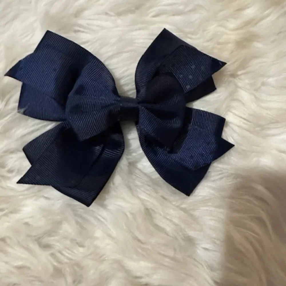 Navy Blue Polka Dot 5