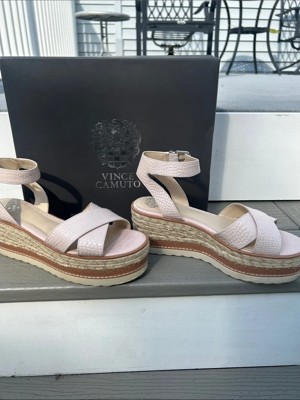 Vince Camuto Bunny Nose Martina Wedge Sandal
