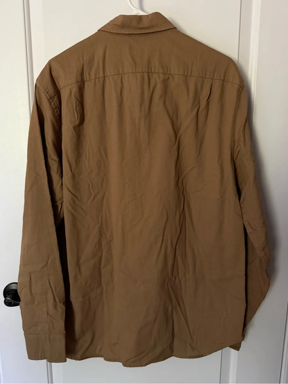 NEW LOT OF 2 J. Crew Men's Button-Down Shirts in Tan and Green Large