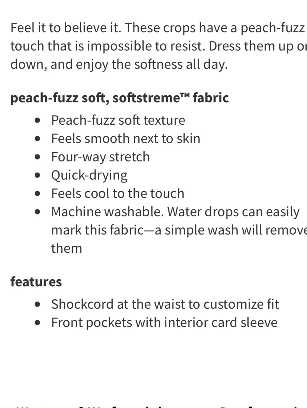 lululemon athletica waist elastic
