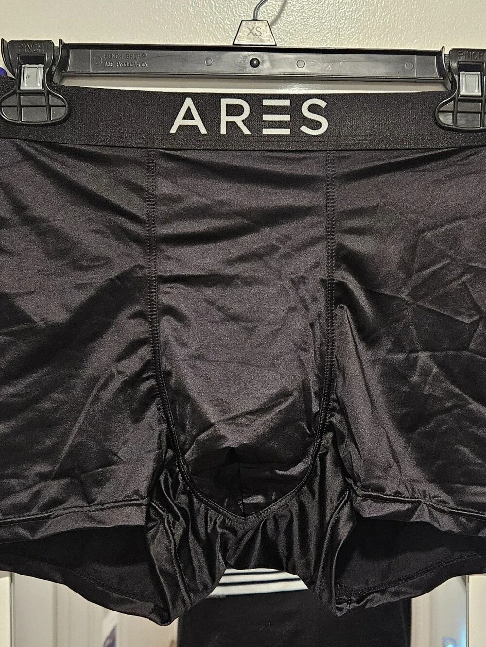 Ares Silk Boxer Briefs Black Size L (Fits Like A M) BRAND NEW