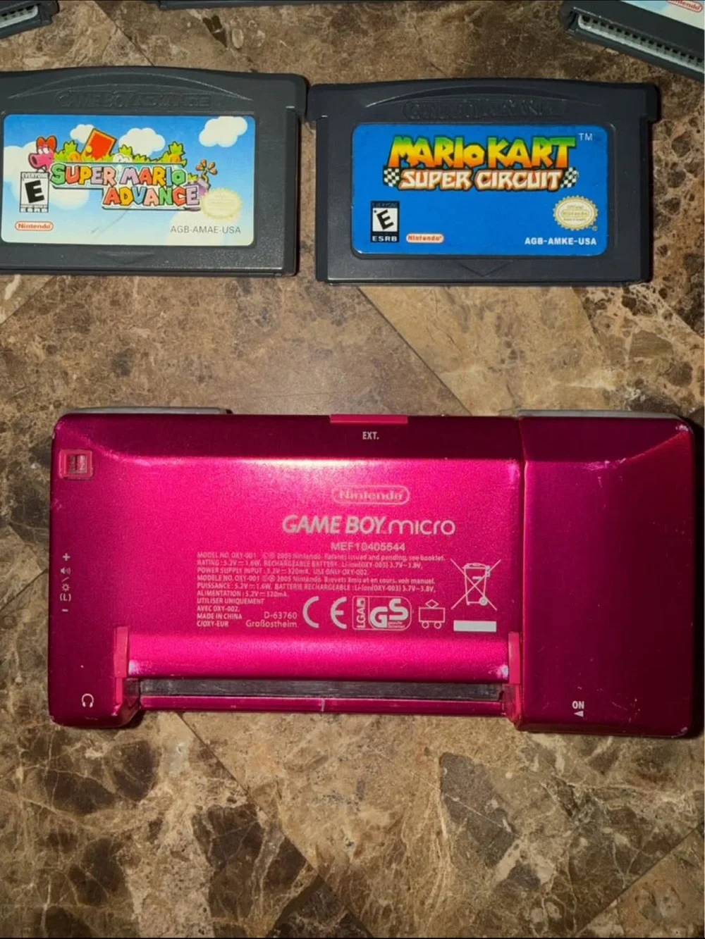 Nintendo gameboy micro