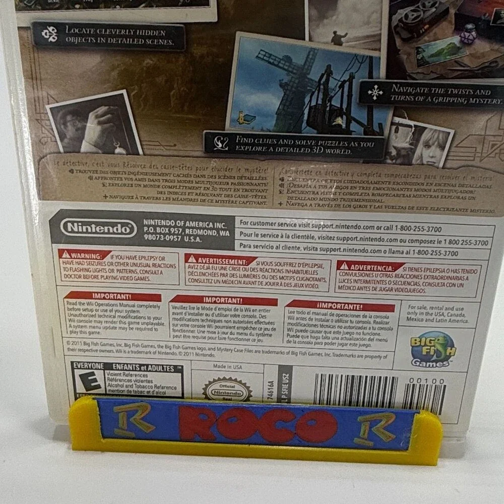 Mystery Case Files: The Malgrave Incident (Nintendo Wii,2011) Complete W/ Manual