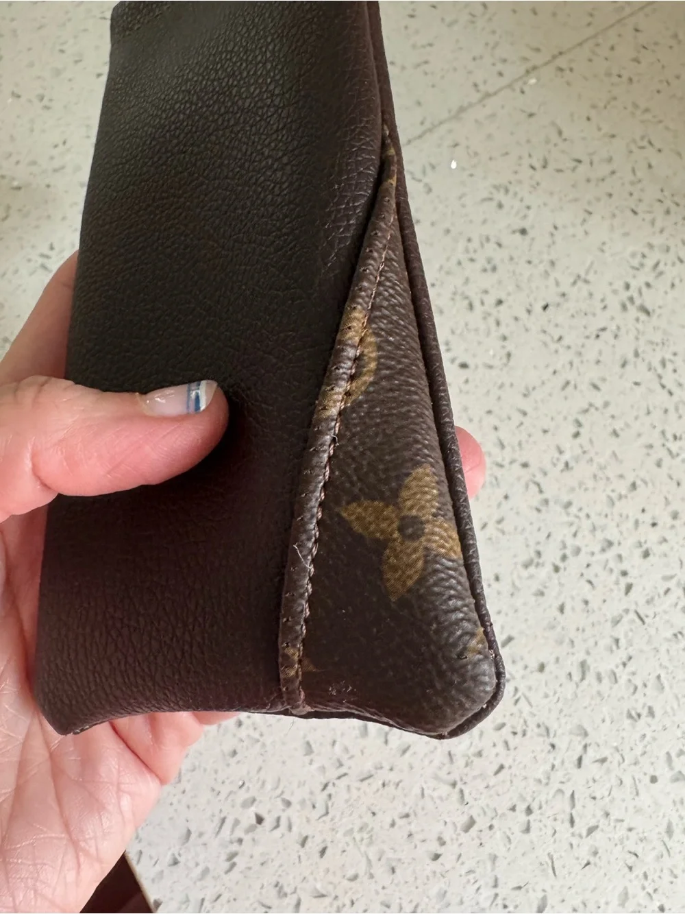 Brown Leather Eyewear Pouch