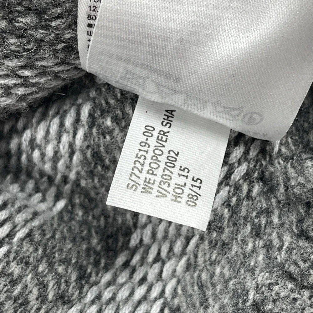 Banana Republic Sweater Mens Large Gray‎ Wool Blend Shawl Collar Toggle Button