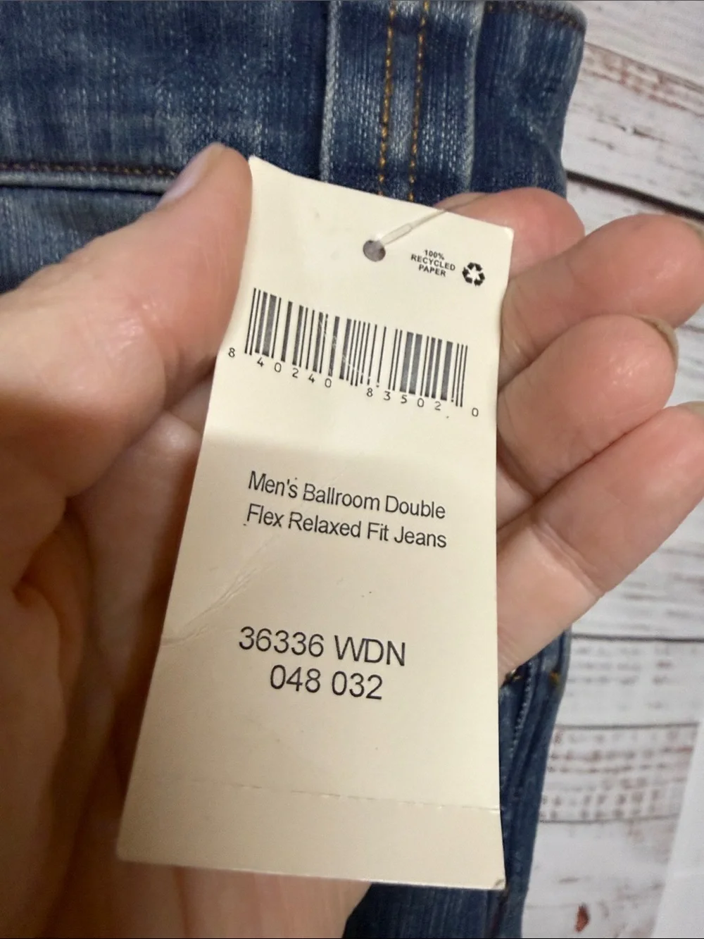 Duluth Trading Men's Double Flex Relaxed Ballroom Jeans NEW 48x32