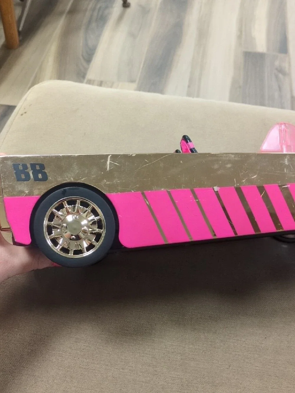 L.O.L. Surprise! Pink & Gold Convertible Play Car