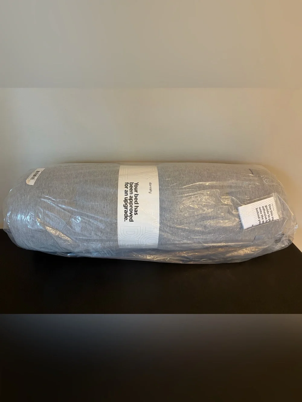 Dormify Grey Sweatshirt Dorm Headboard NWT