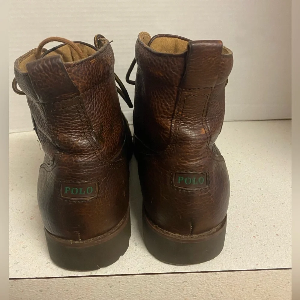 Ralph Lauren rugged leather