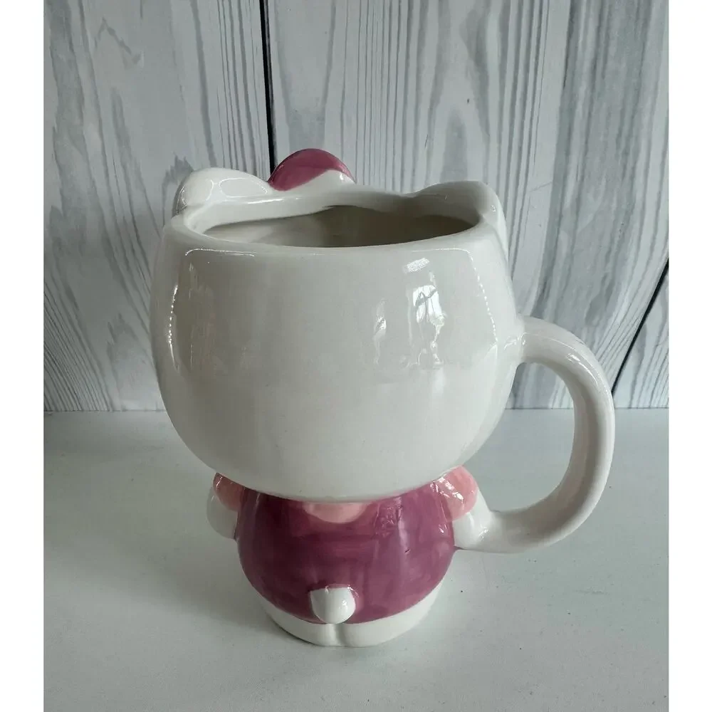 Sanrio 3D Hello Kitty Full Body Bow Pink Purple 20oz Tall Mug Cup NEW