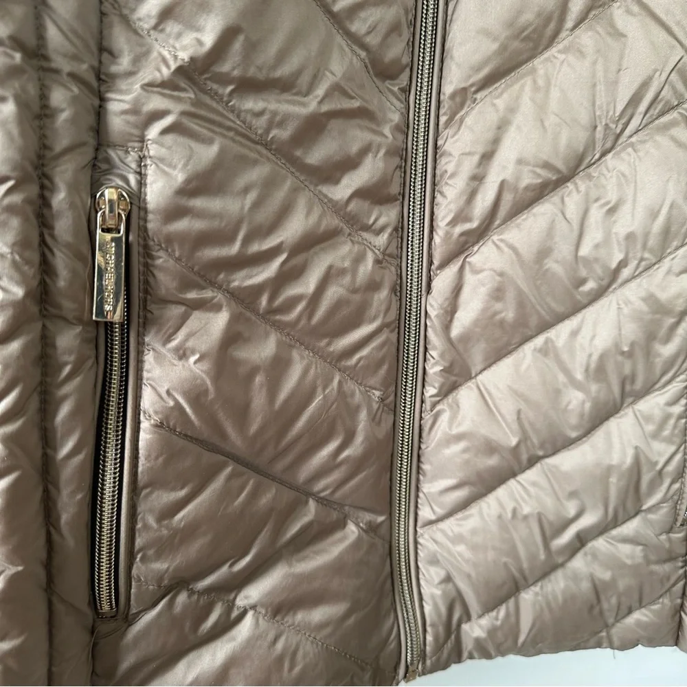 Michael Kors Logo Reversible Puffer Jacket