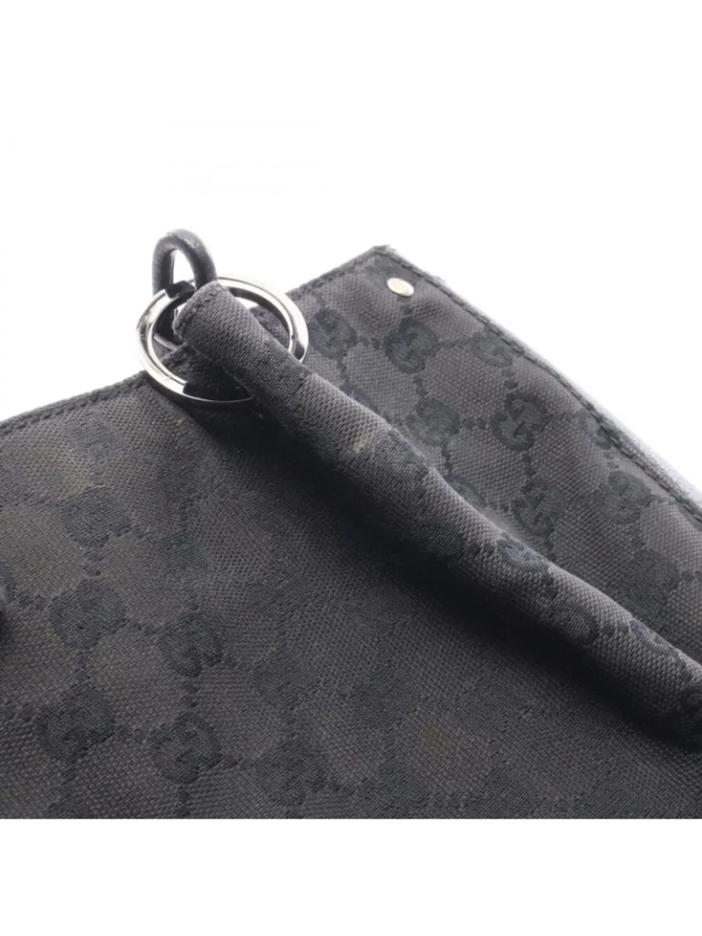 Gucci Tote Bag GG Canvas Leather Handle