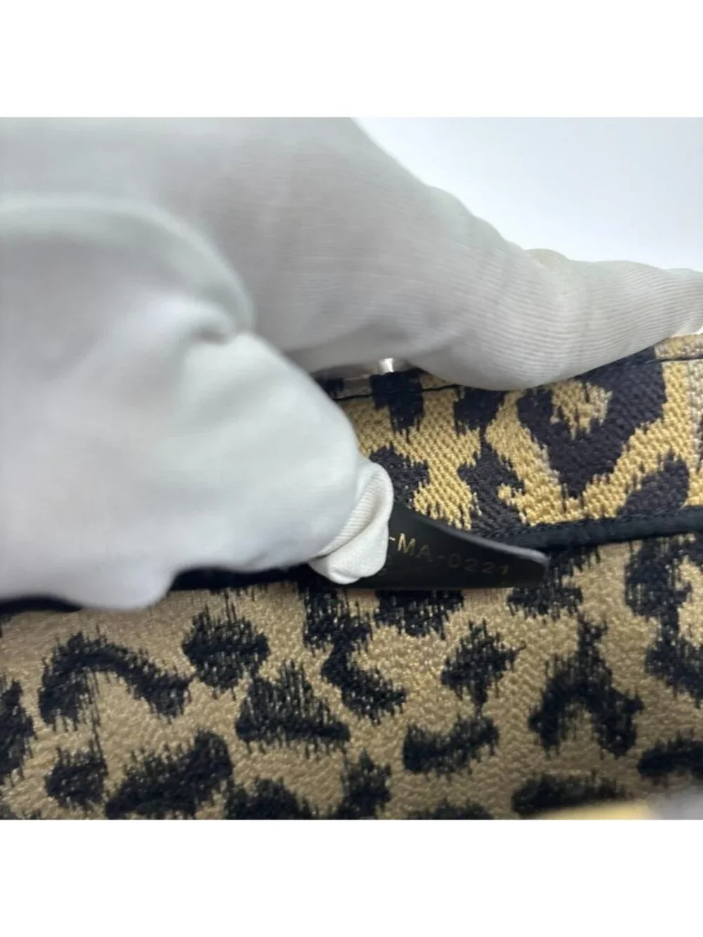 Dior Book Tote Bag Large Leopard