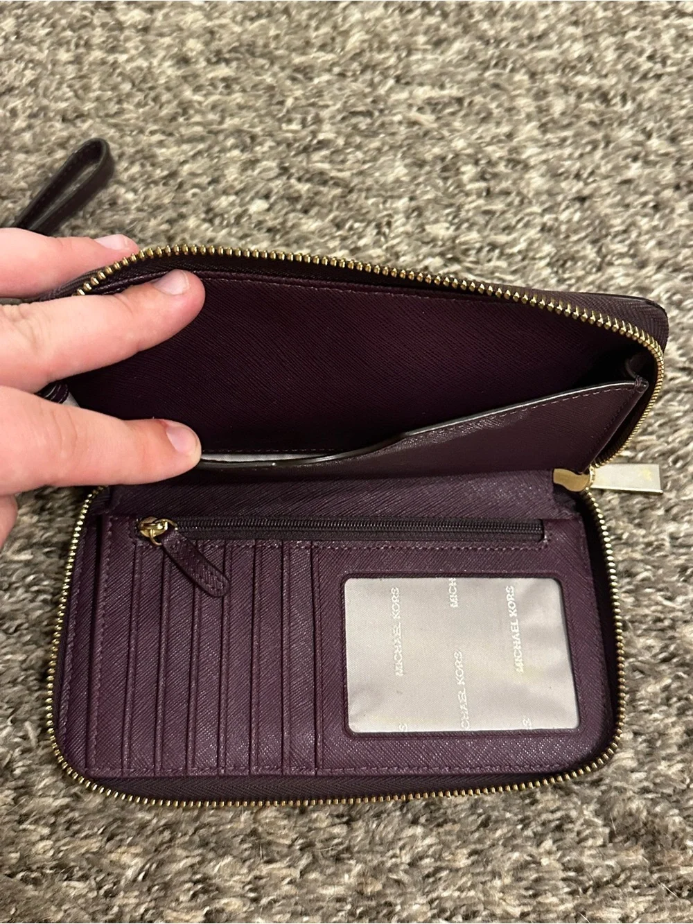 Michael Kors compact wristlet