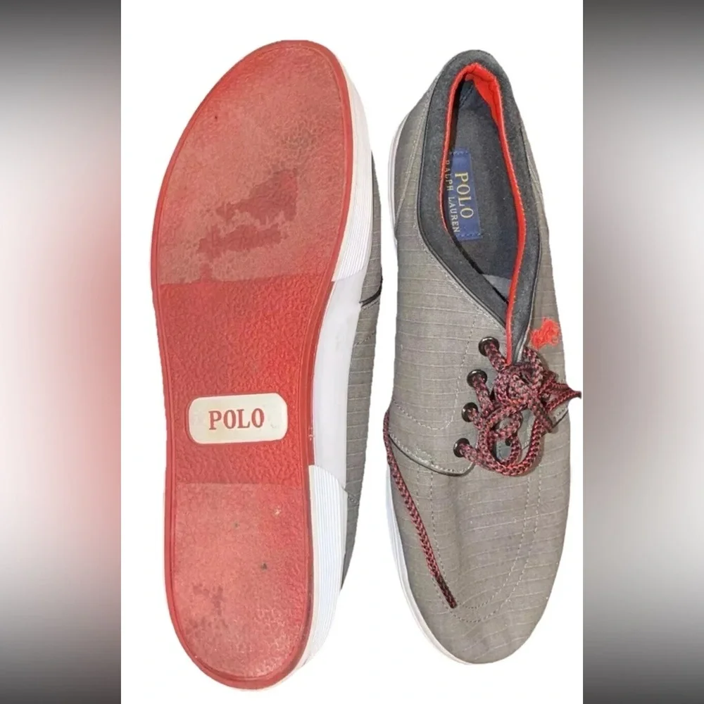 Polo Ralph Lauren Men’s Casual Shoes Gray Size 14