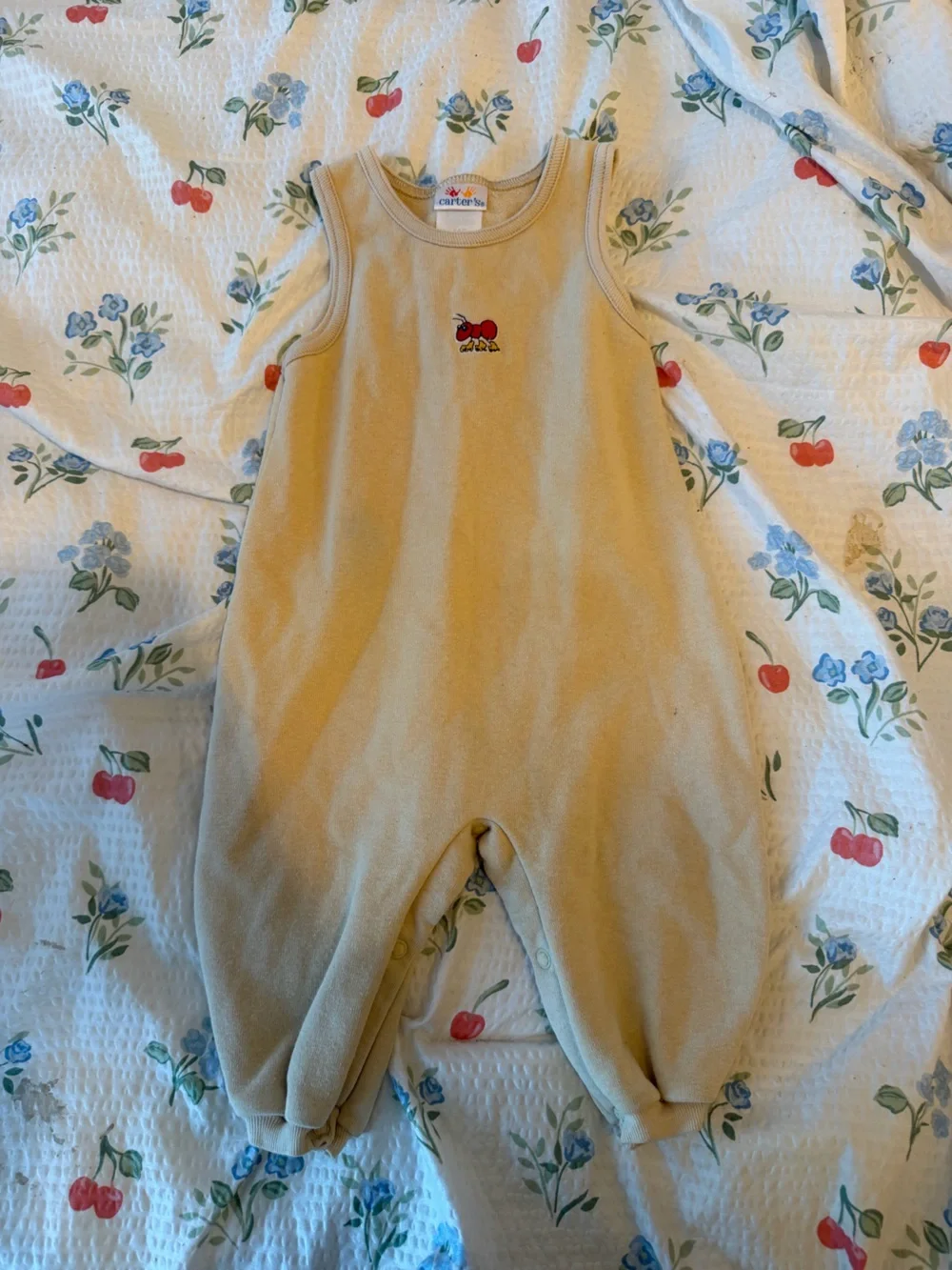 Vintage Carters jumpsuit with embroidery