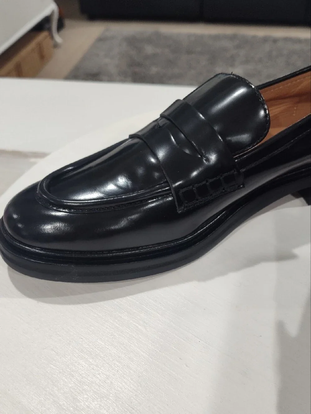 Madewell Vernon Loafer In Classic Black Size 10