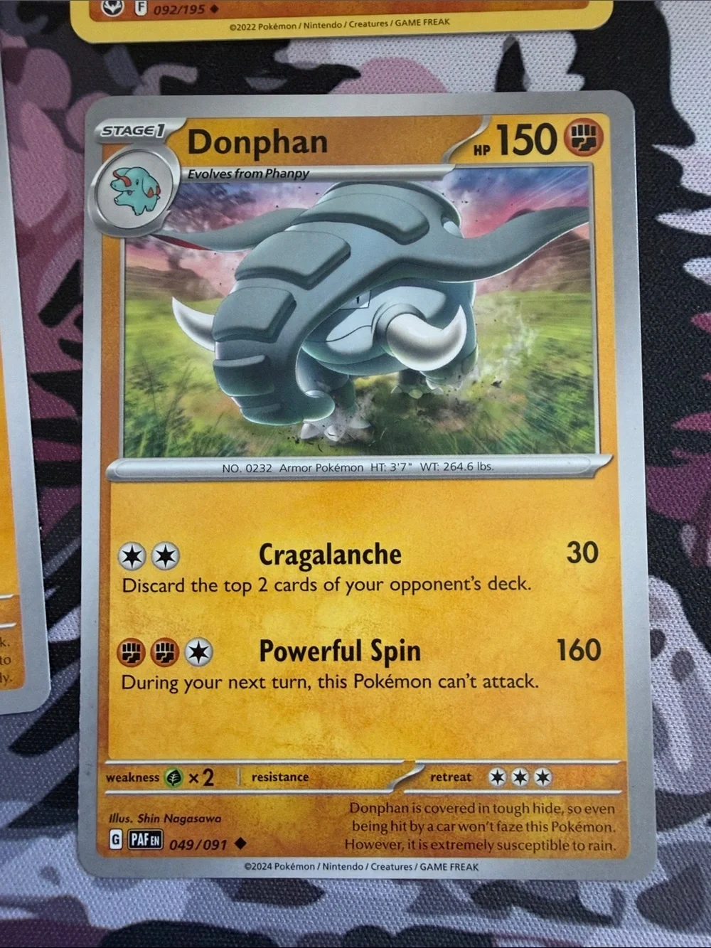 Phanpy Donphan Evolution Lot | Paldean Fates & Silver Tempest Pokémon | ✨5/$25