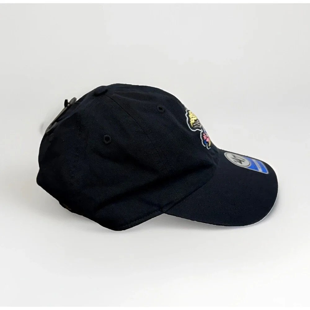 ‘47 Biloxi Shuckers Kids Black Alternate Logo Oyster Cotton Hat Adjustable NEW