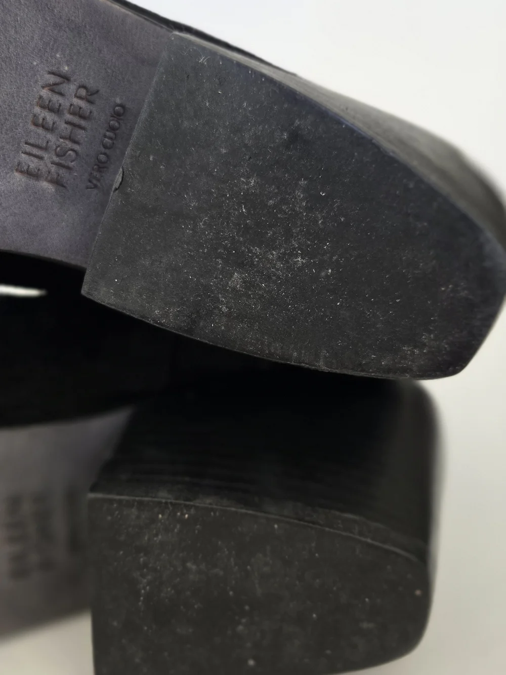 Eileen Fisher black suede