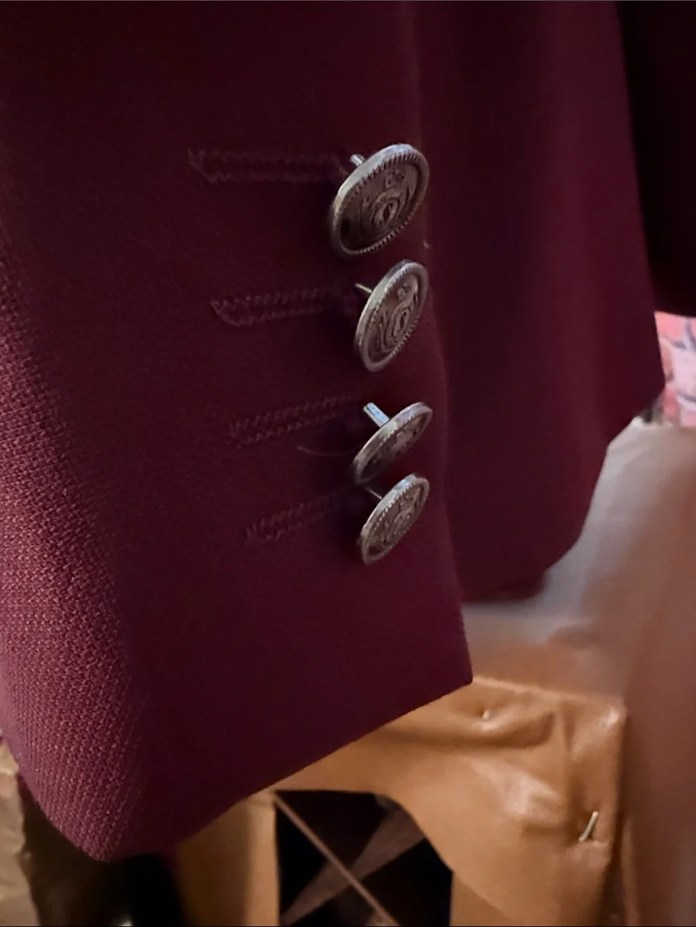 Stafford Maroon Blazer