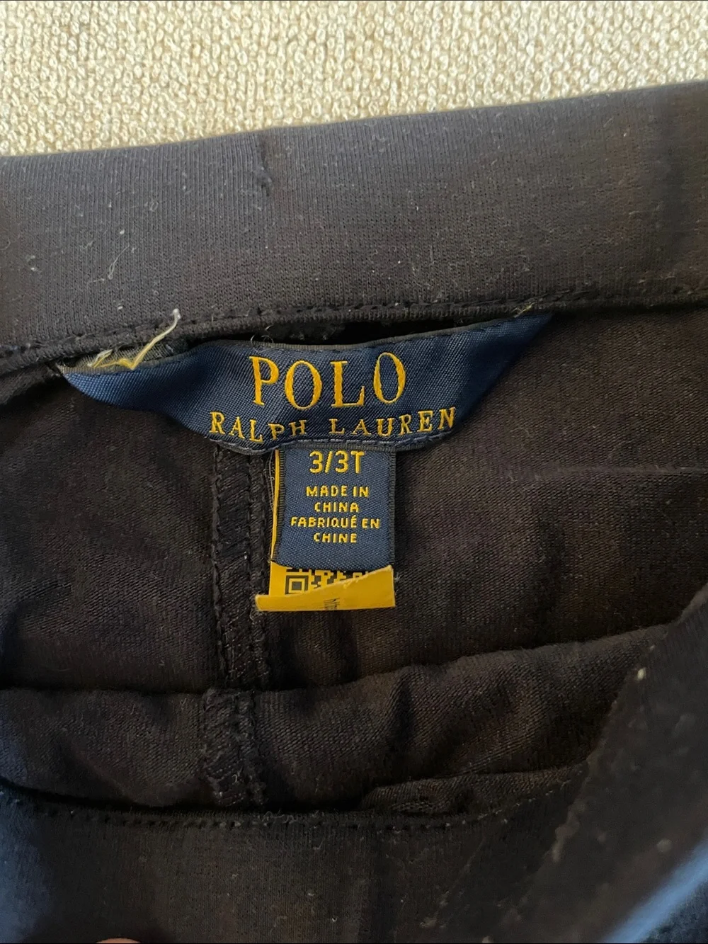 Polo Ralph Lauren Kids Navy Pleated skort with Button Detail