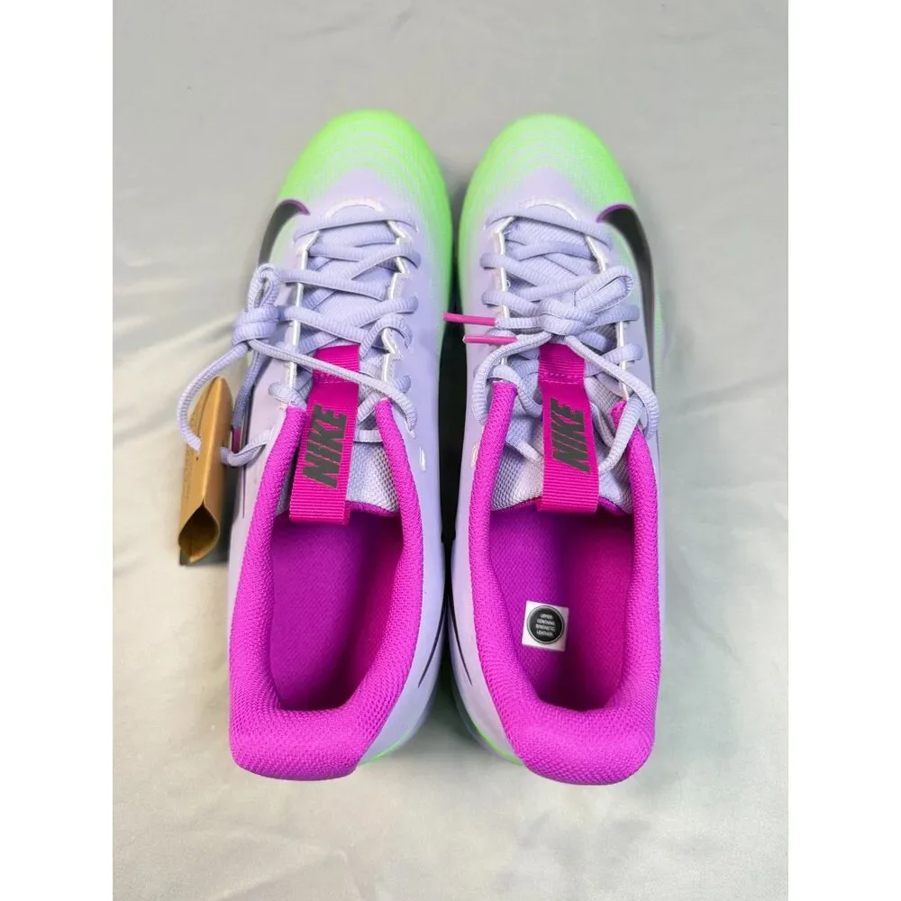Nike Fastflex Molded Athletic Cleats - Men's Size 12 - Purple / Volt / Magenta