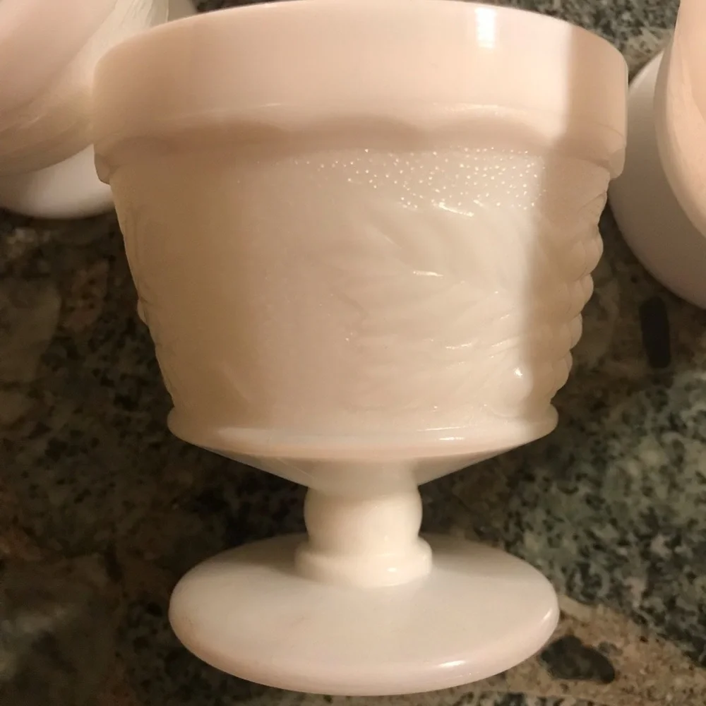 Vintage Milk Glass desert bowls