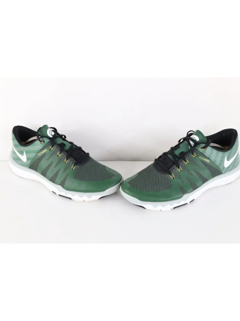 Vtg Y2K Nike Free 5.0 AMP Mens 12.5 Michigan State University Football Shoes