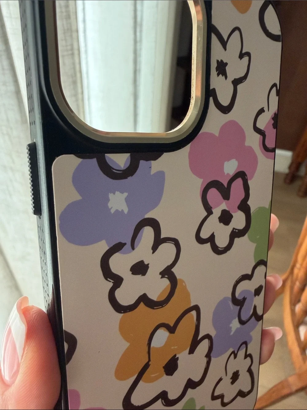 Burga iPhone 13 Pro Max - Pastel Floral Protective Case