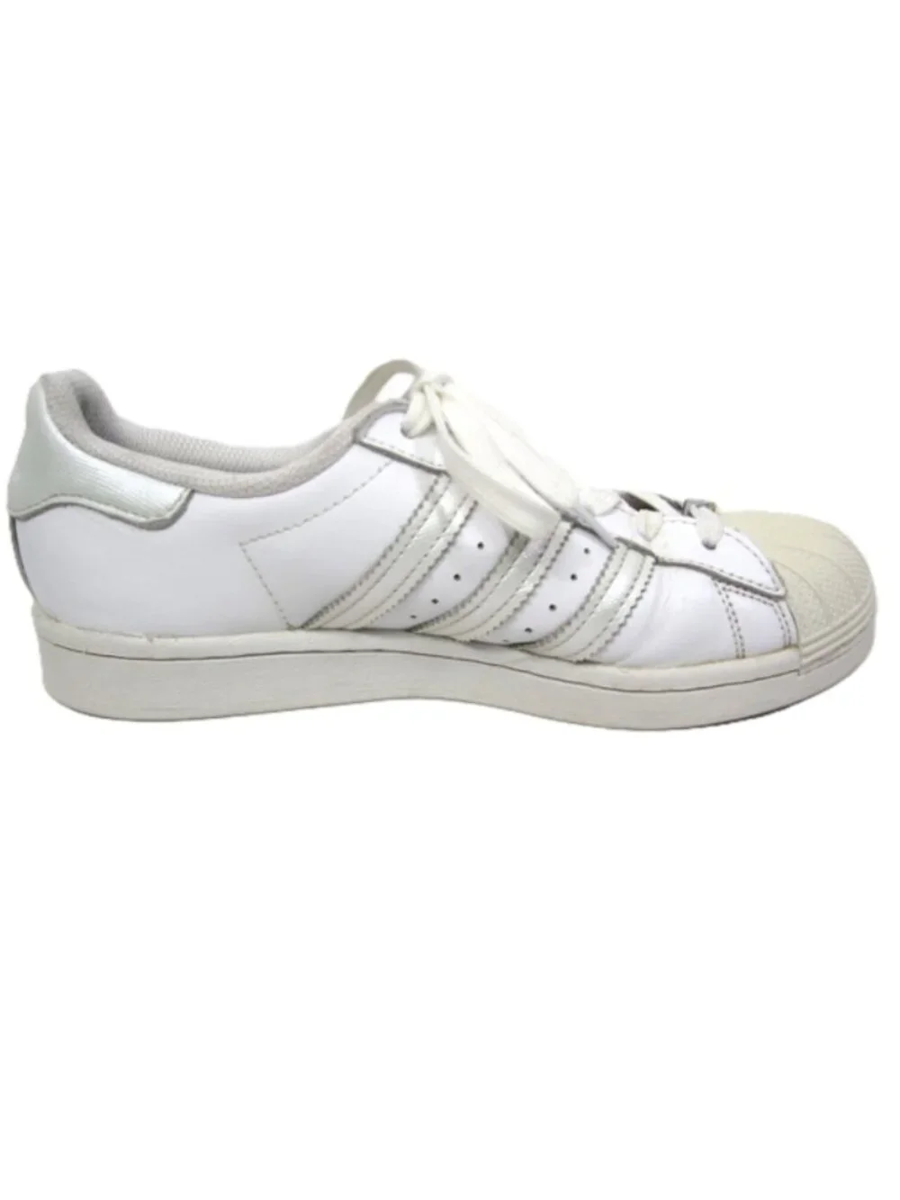 Adidas VGUC Superstar White / White Athletic Shoes Women's 7.5 M Streetwear