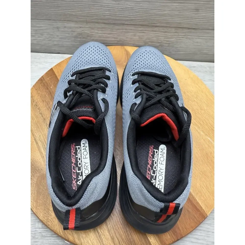 Skechers Mens Vapor Foam 404001L Gray Running Shoes Sneakers Size 6