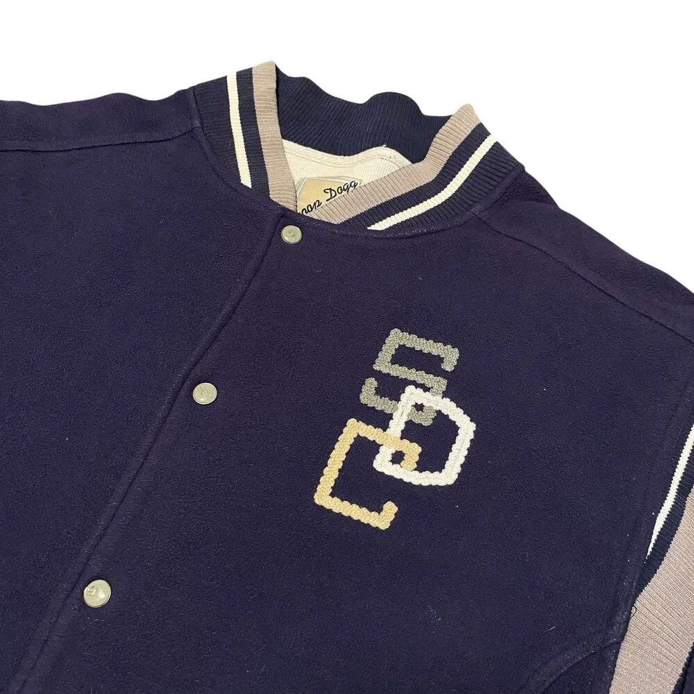Snoop Dogg Clothing Co. Navy Varsity Jacket