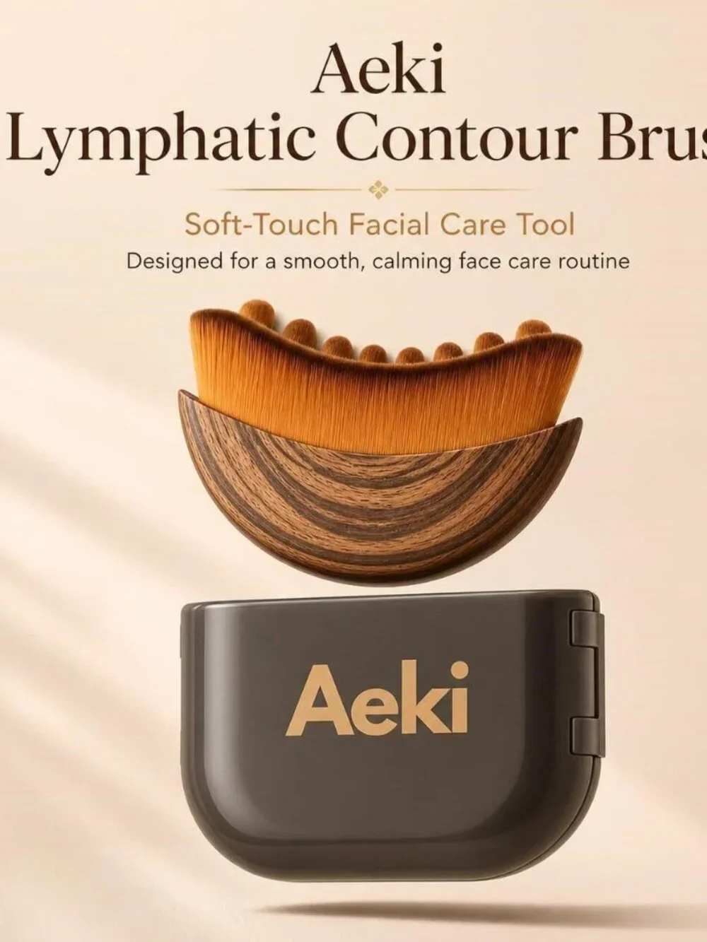 Aeki Lymphatic Contour Face Brush