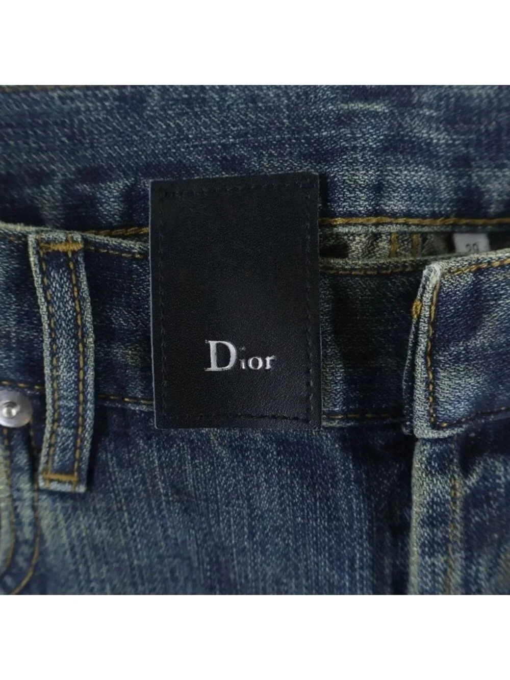 Dior Homme Beck Era Rust Denim Pants Indigo