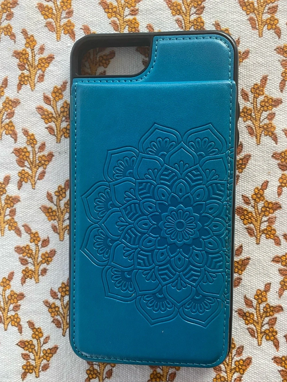 Casebus Blue Mandala Embossed Wallet Stand Iphone 11 ProMax Case