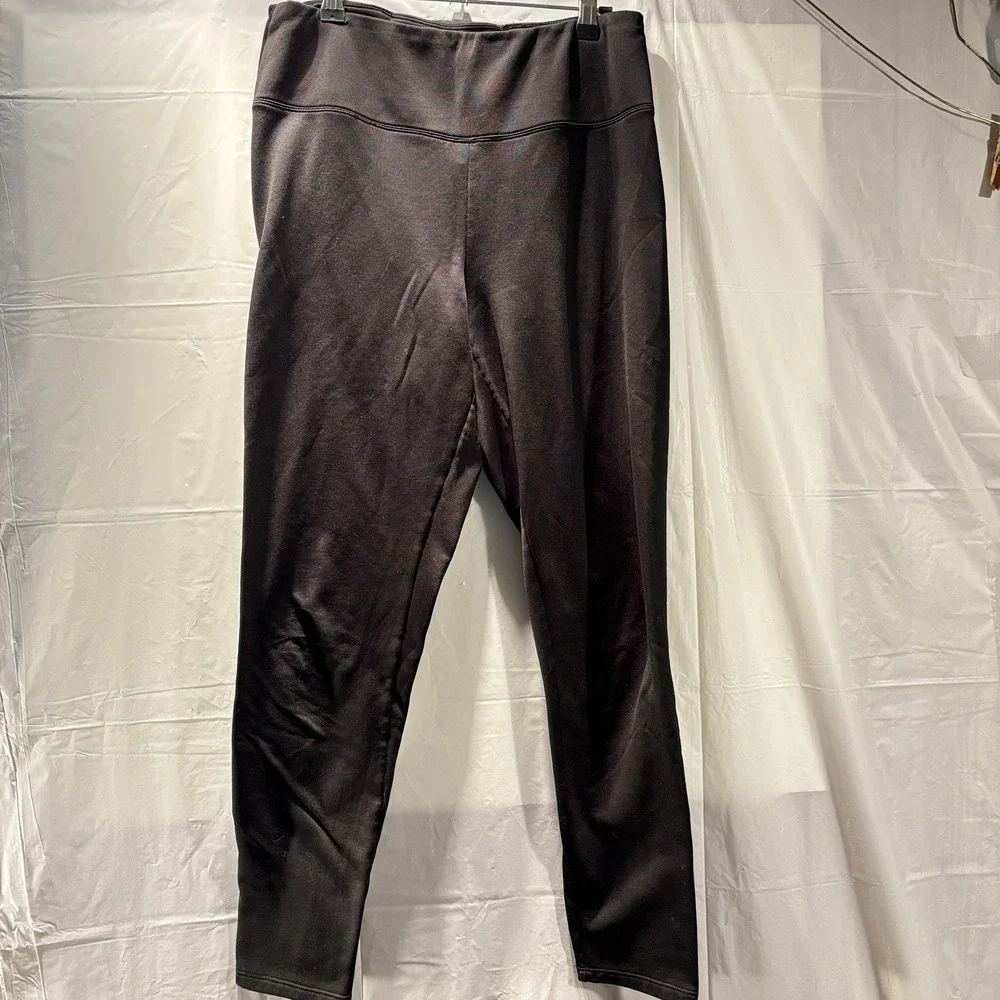 Climateright‎ Cuddle Duds XS Women's Leggings Black Back Waist Pocket