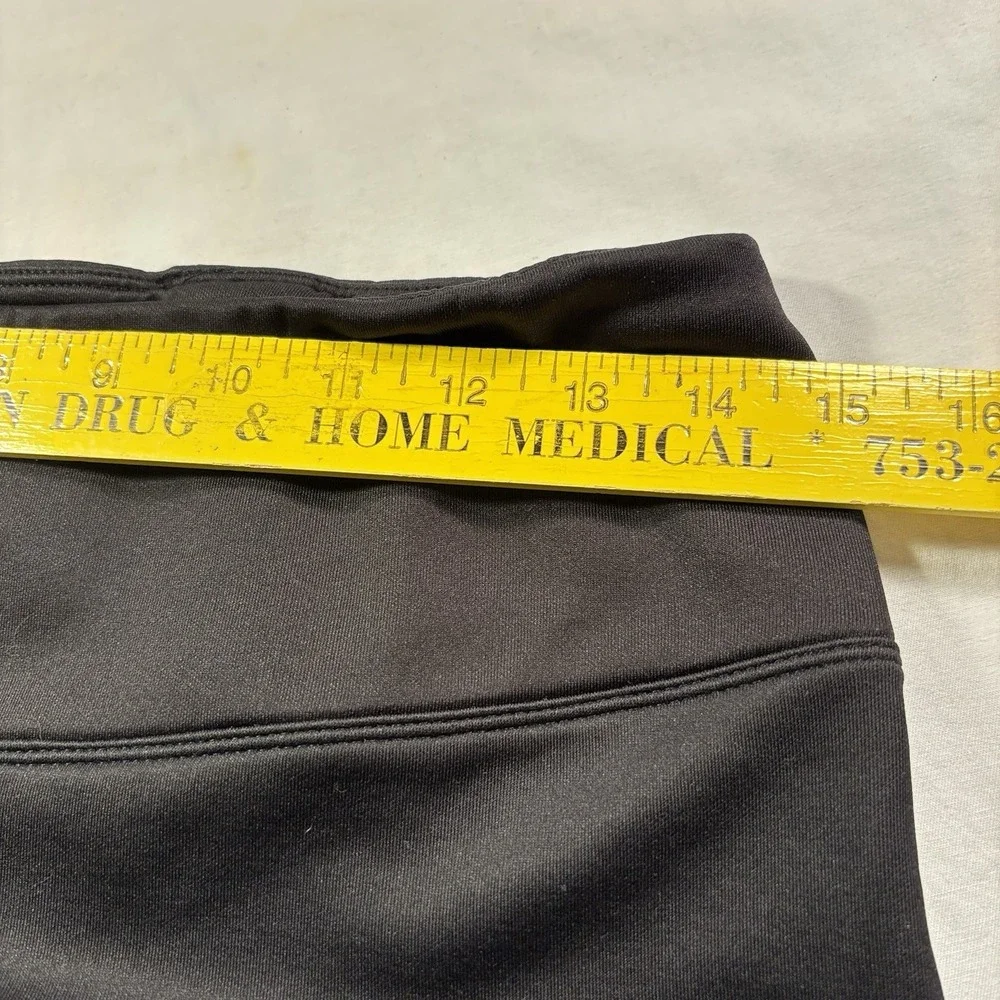 Climateright‎ Cuddle Duds XS Women's Leggings Black Back Waist Pocket