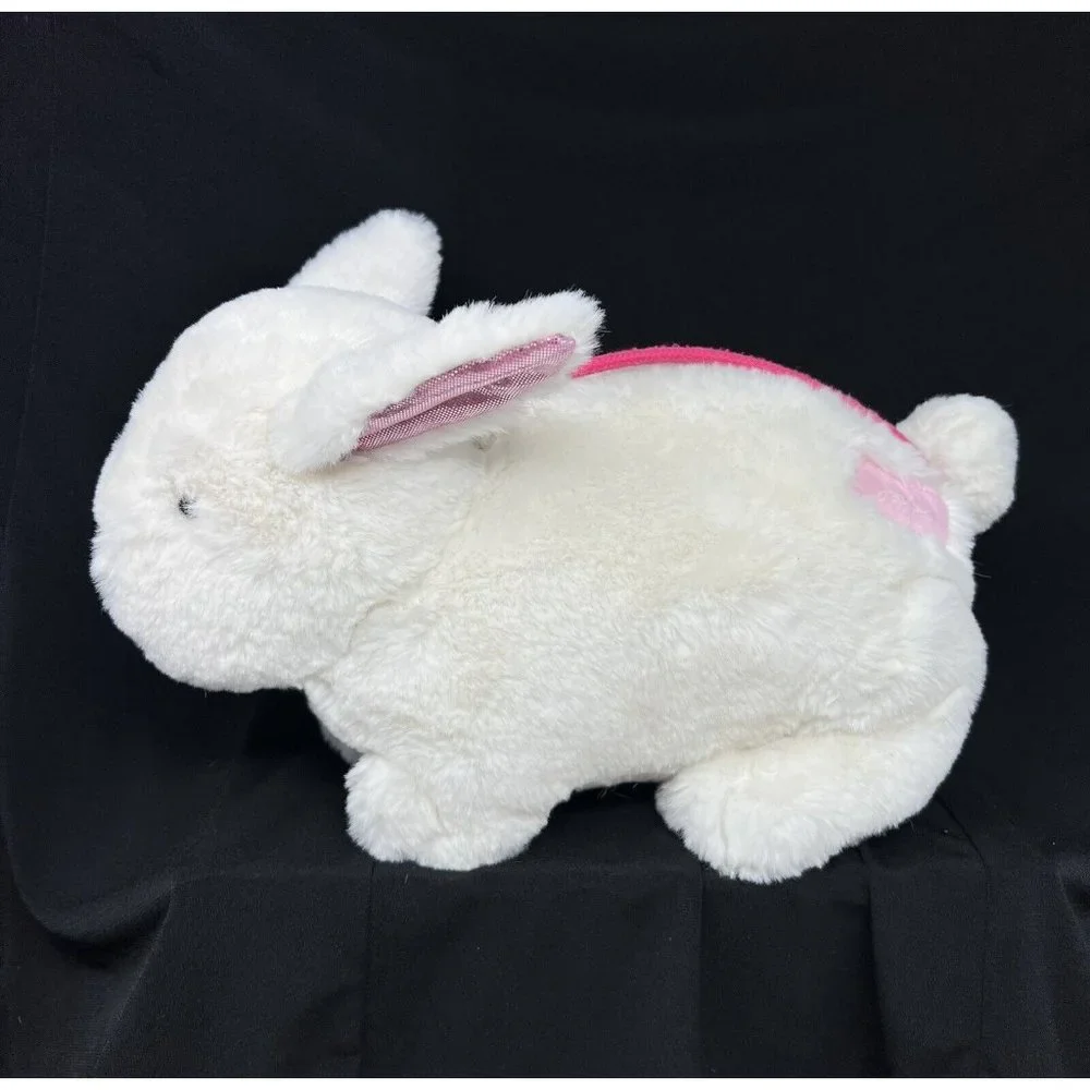 Joules Rosie Girls Plush Rabbit Purse w/ Cord Handle Stuffed‎ Animal Storage 11