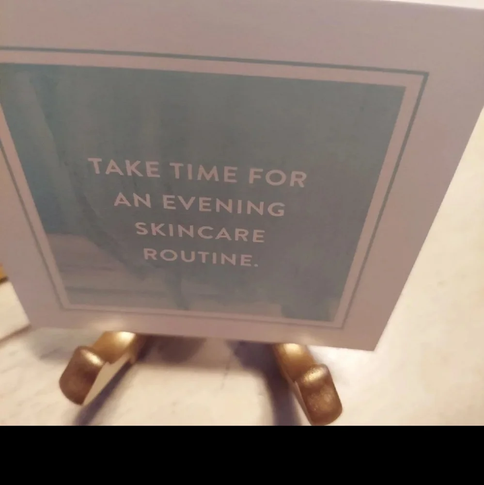 INSPIRATIONAL WELLNESS CARDS WITH GOLD FRAME By Zoe Brennan BNWT SO