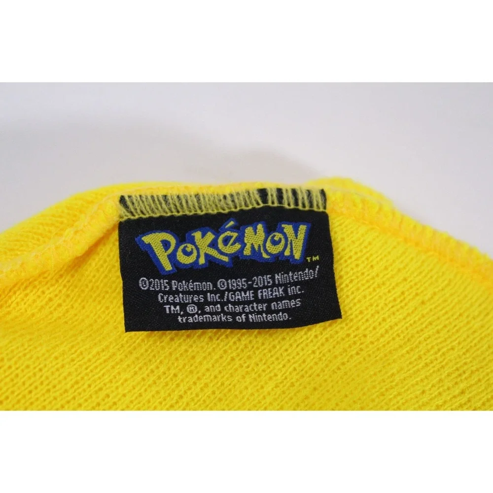 Official 2015 Pokemon Pikachu Pokeball Winter Hat Cap Beanie‎ Toboggin