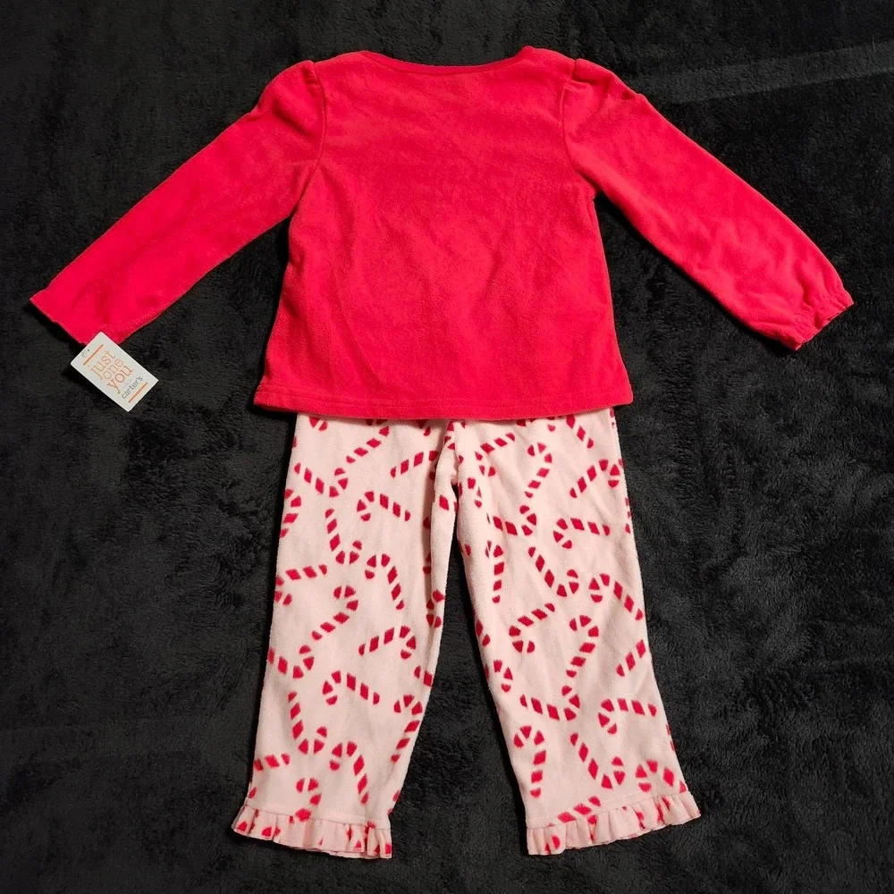 Carter's Just One You Christmas Pajama 2pc Set w/ Polar Bear & Penguin Size 3T