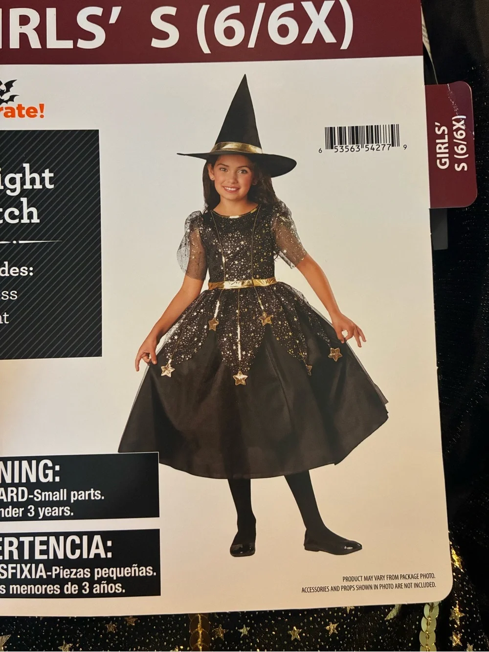 Celebrate It Black and Gold Twilight Witch Costume ✨