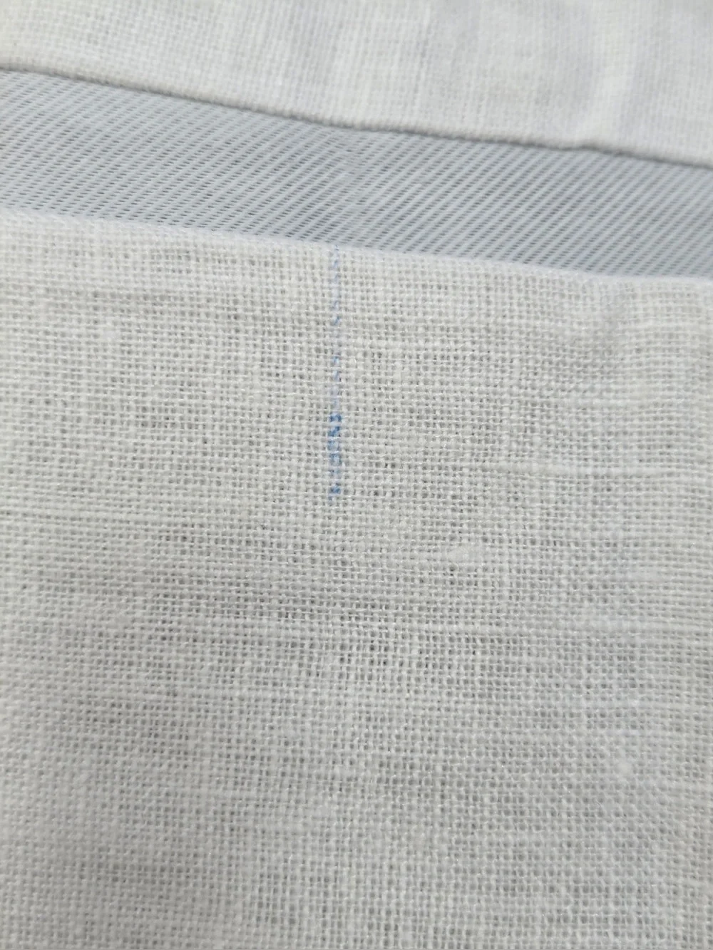 NWT QUINCE Set Of 2 48x108 European Linen True Blackout Curtains White 0411