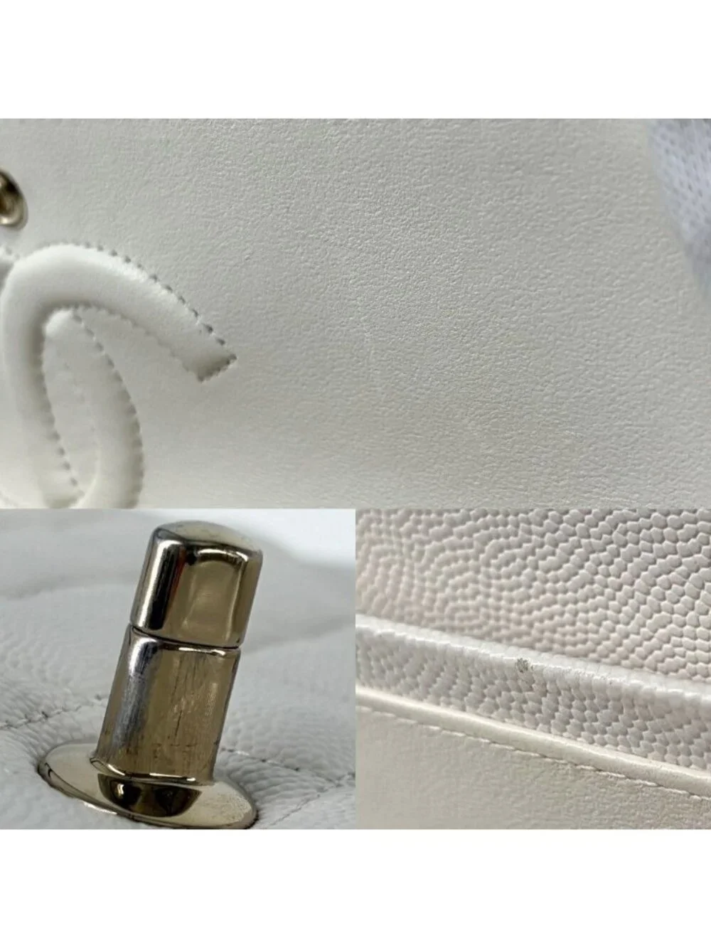 Chanel Shoulder Bag Quilted 25 Double Chain Flap Crossbody CC Logo Turnlock