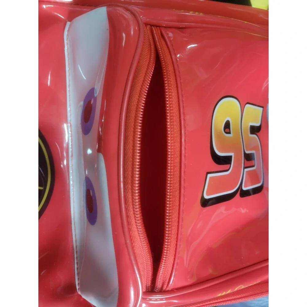 Disney Pixar Cars Lightning McQueen Rolling Suitcase Kids Luggage Rust-eze 95