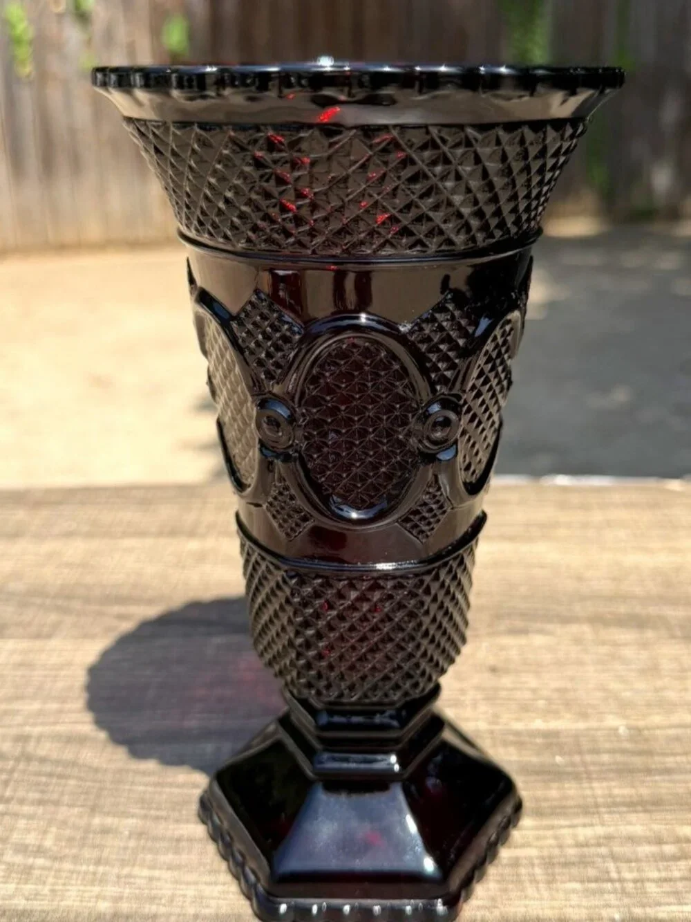 Vintage Avon 1876 Cape Cod Ruby Red Glass 8