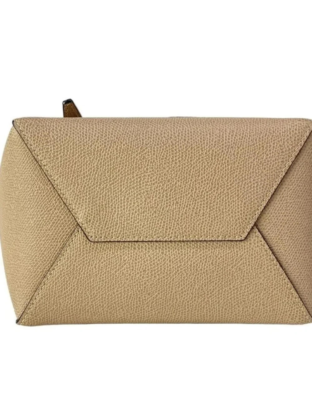 Valextra Bucket Bag Micro Shoulder Pink Beige Leather HANDBAG