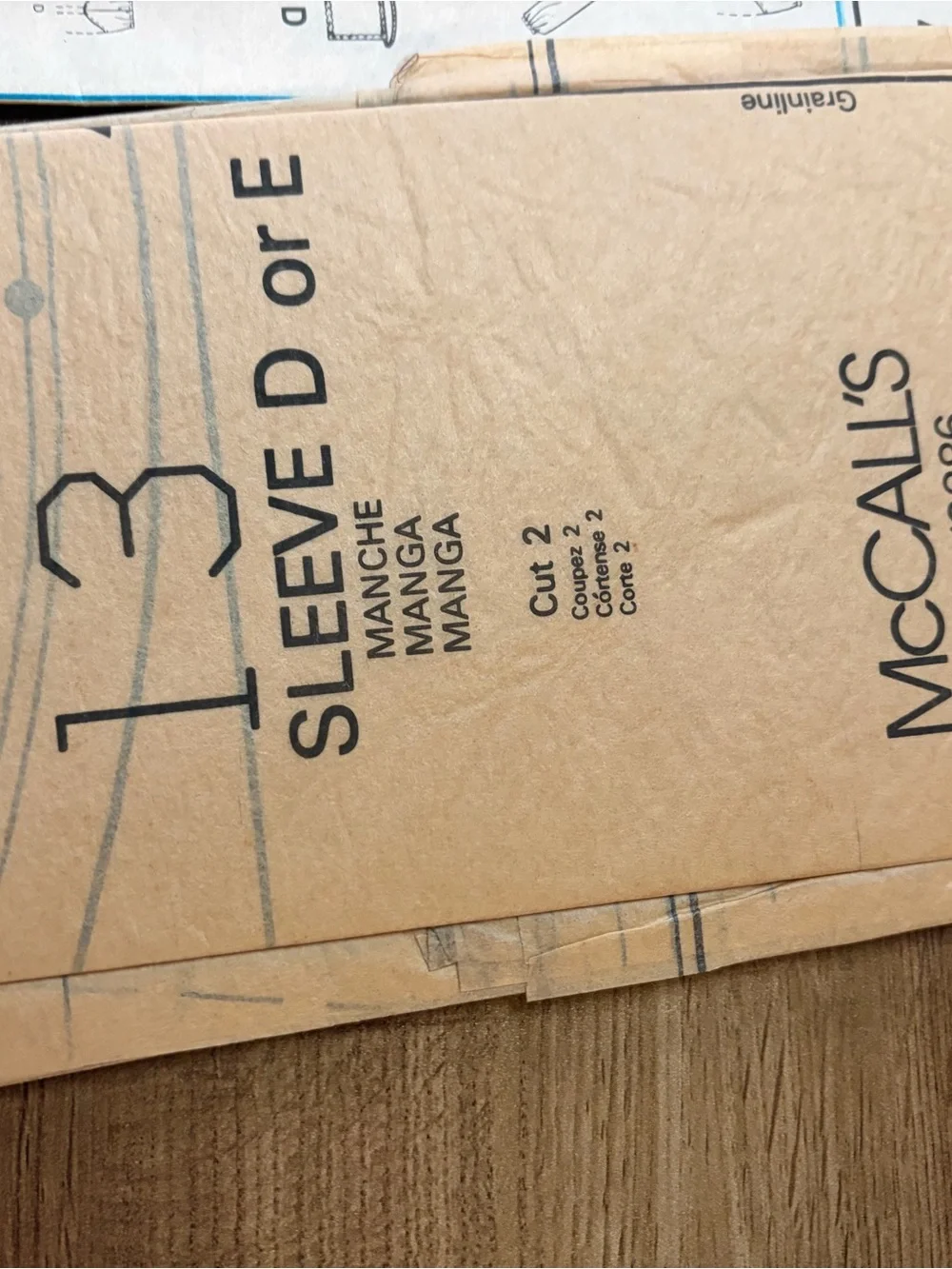 McCalls details folded size