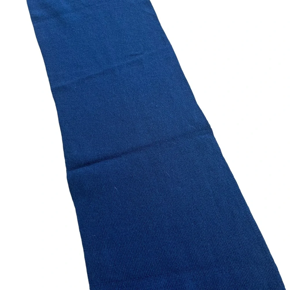 Dancing with the Stars The Tour Navy Blue Stripe Embroidered Knit Scarf DWTS 58